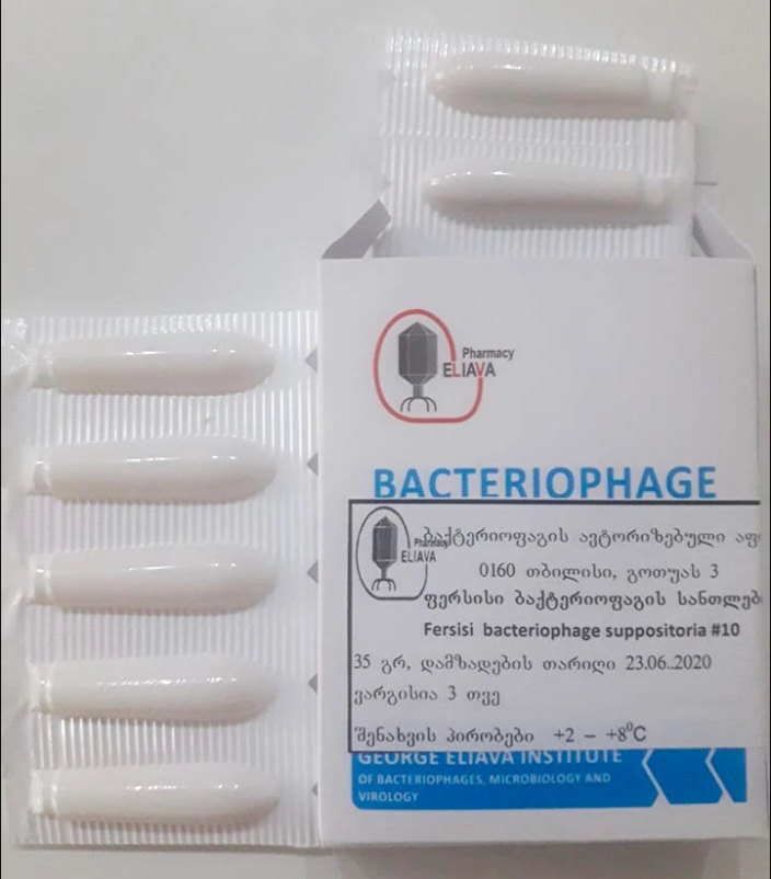 FERSISI BACTERIOPHAGE SUPPOSITORIA - MYPHAGES