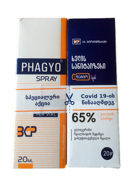 PHAGYO SPRAY & HAND SANITIZER - MYPHAGES